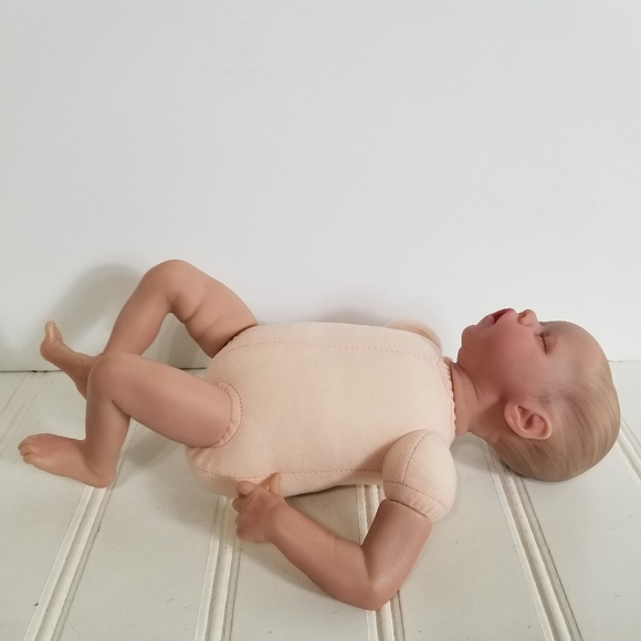 Bonnie Brown Reborn Baby Doll Twin-A Painted Closed Eyes Realistic Infant - Picture 5 of 11